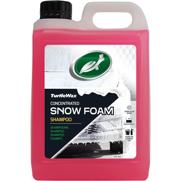 Turtle Wax Hybrid Solutions Concenrated Snow Foam Spuma Activa Bubble Gum Ecologica Pentru Curatarea Si Detalierea Masinii Cu pH Echilibrat 2.5L TW FG53175